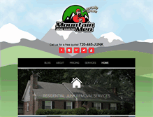 Tablet Screenshot of mountainmenjunk.com